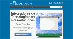 Desktop Screenshot of focus-tech.com.ve